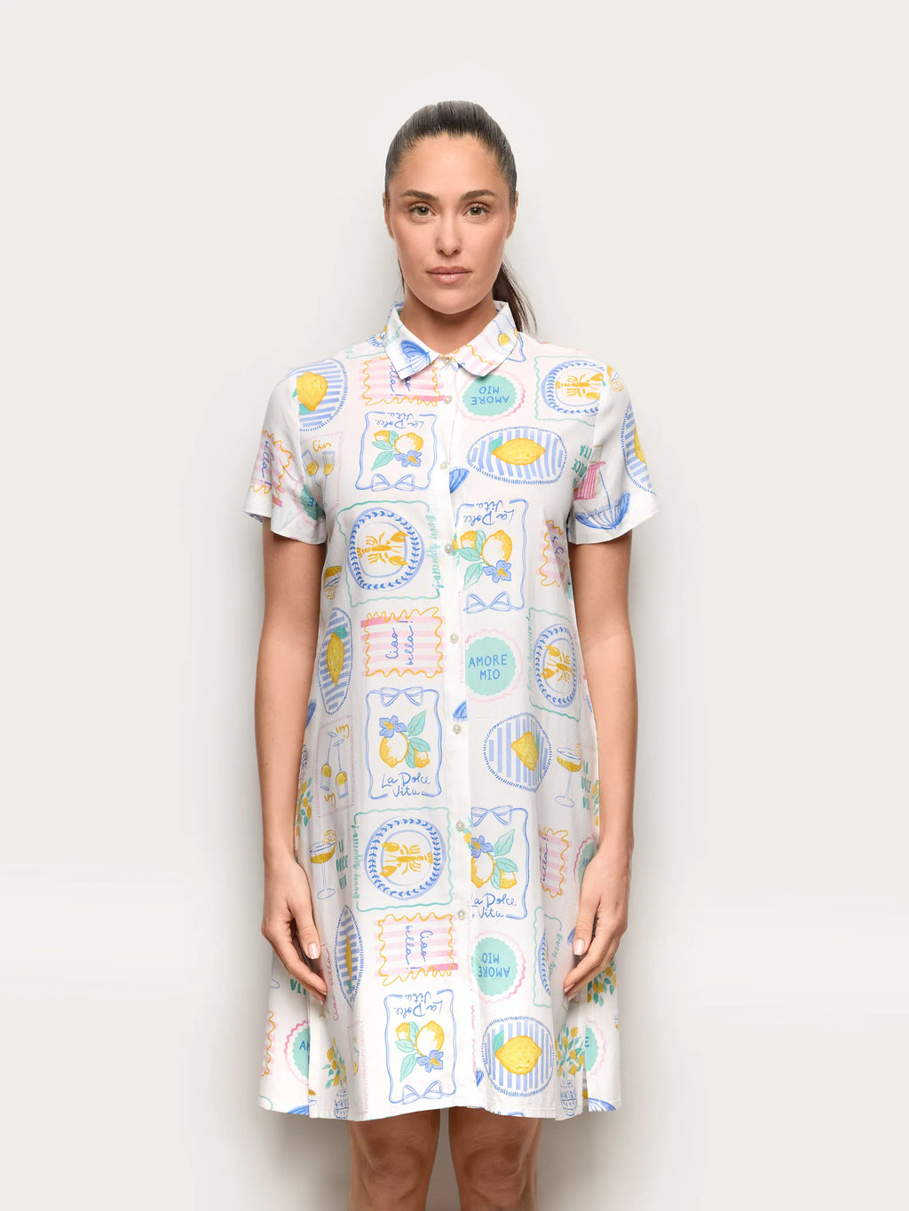 Yamamay Montenegro Short-sleeve nightshirt | PCCD191005_128_02.jpg