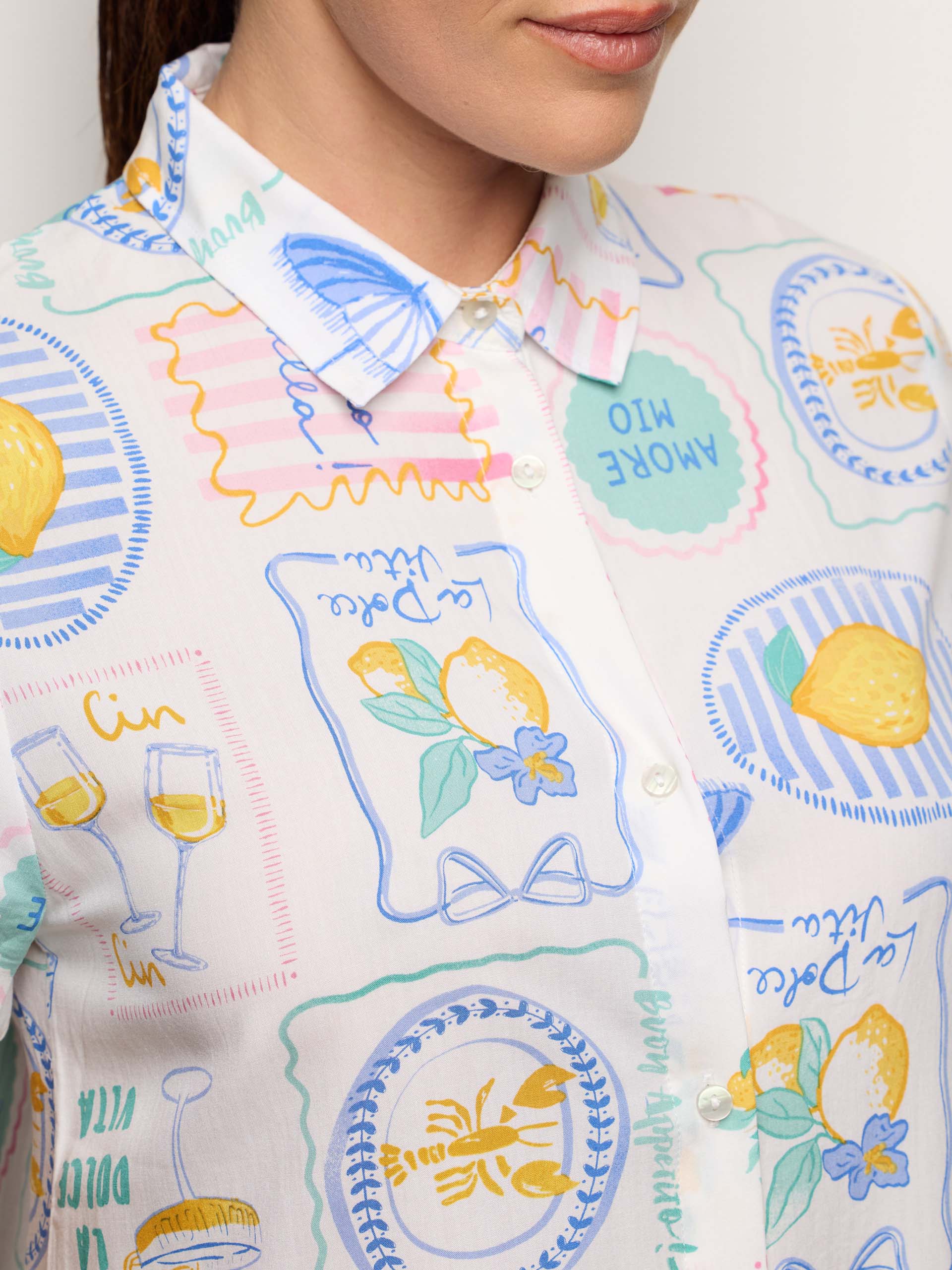 Yamamay Montenegro Short-sleeve nightshirt | PCCD191005_128_03.jpg