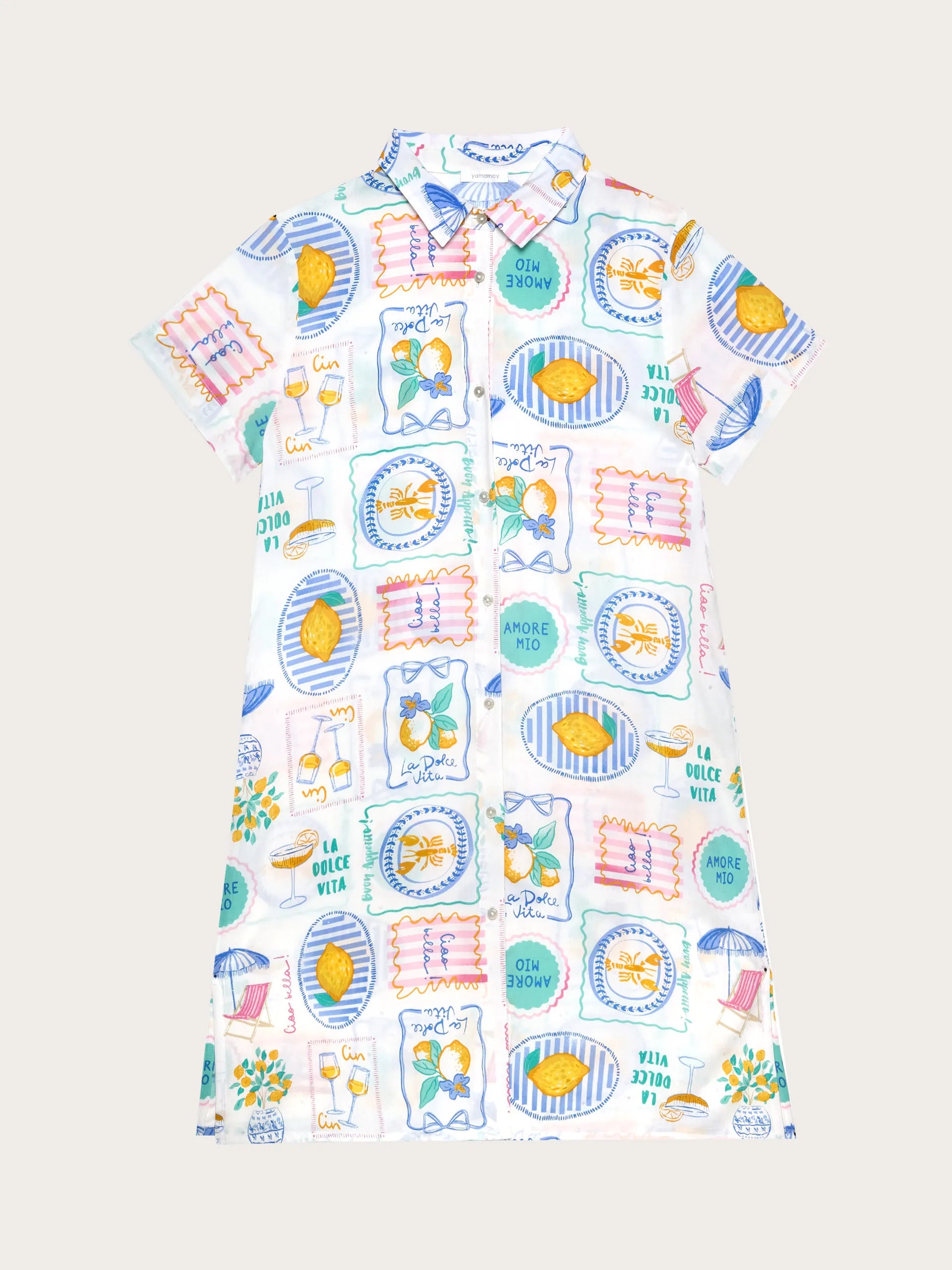 Yamamay Montenegro Short-sleeve nightshirt | PCCD191005_128_05.jpg