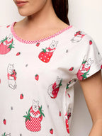 Yamamay Montenegro Short-sleeve nightshirt | PCCD191007_128_02.jpg
