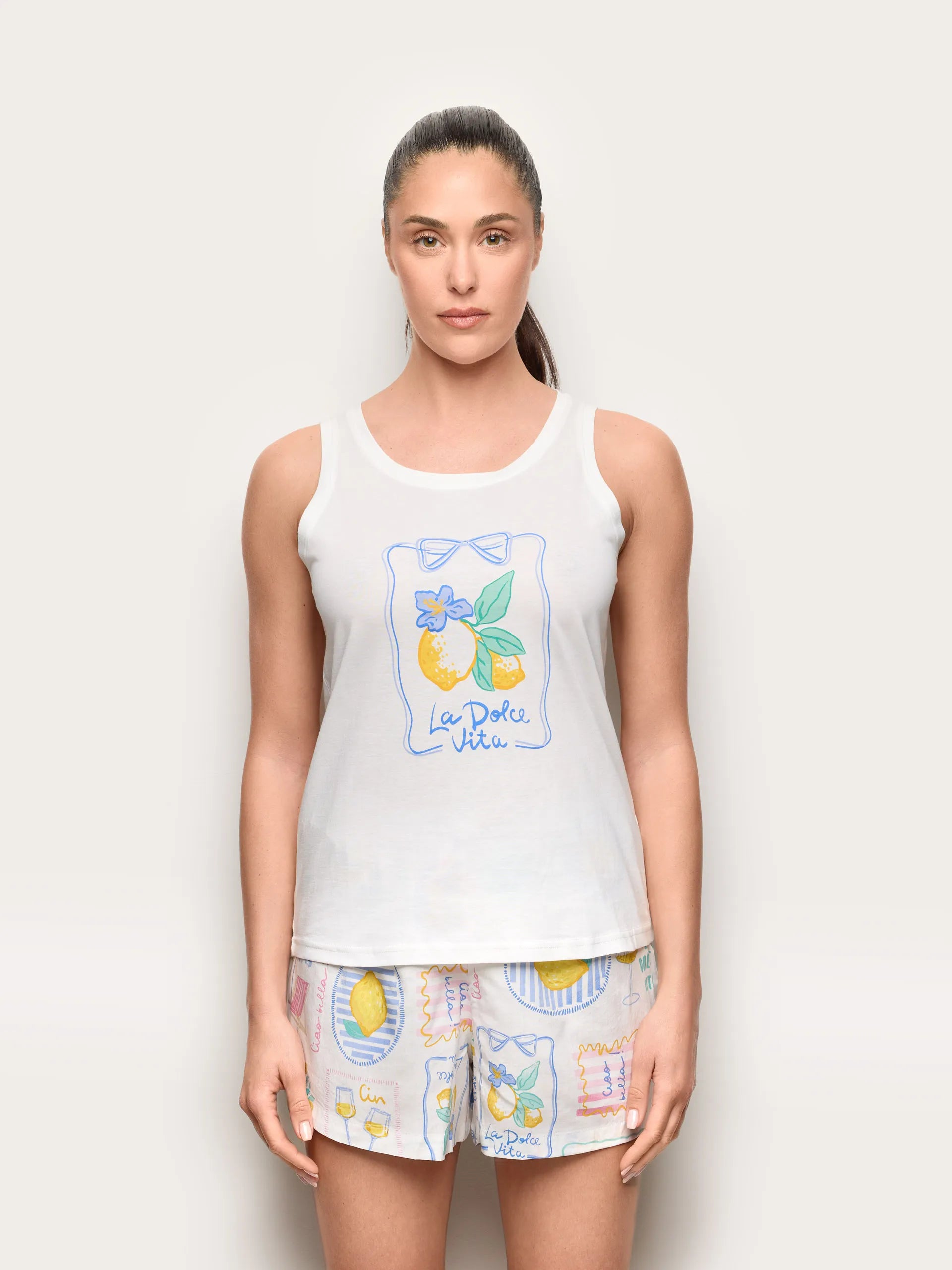 Yamamay Montenegro Cropped pyjamas | PPCD191003_128_02.jpg