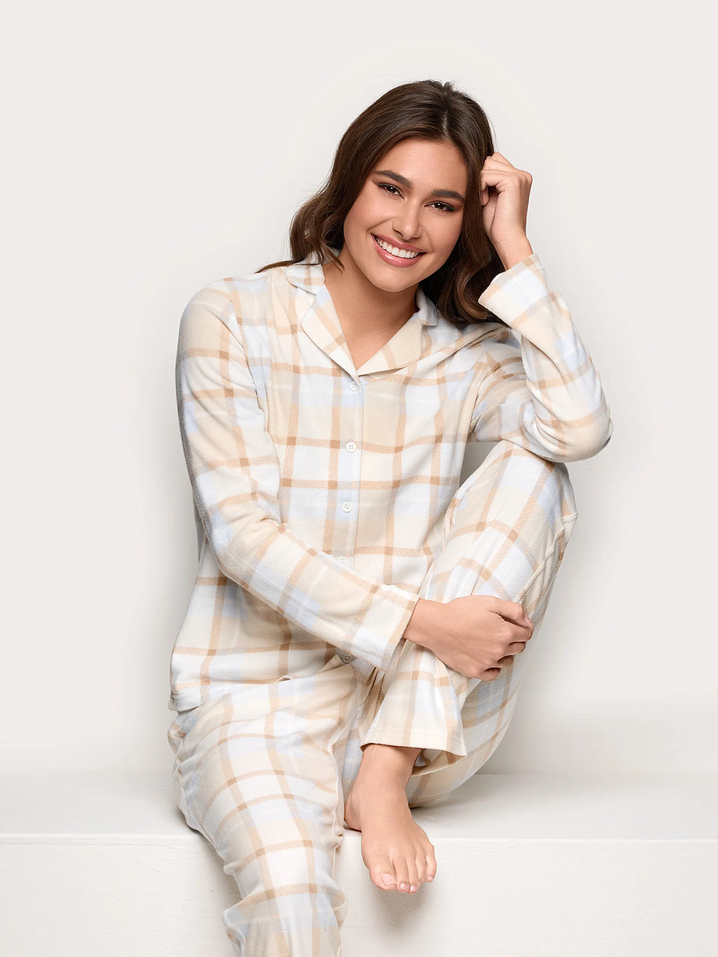 Yamamay Montenegro Long-Pyjamas with front ope | PPRD184004_128_01.jpg