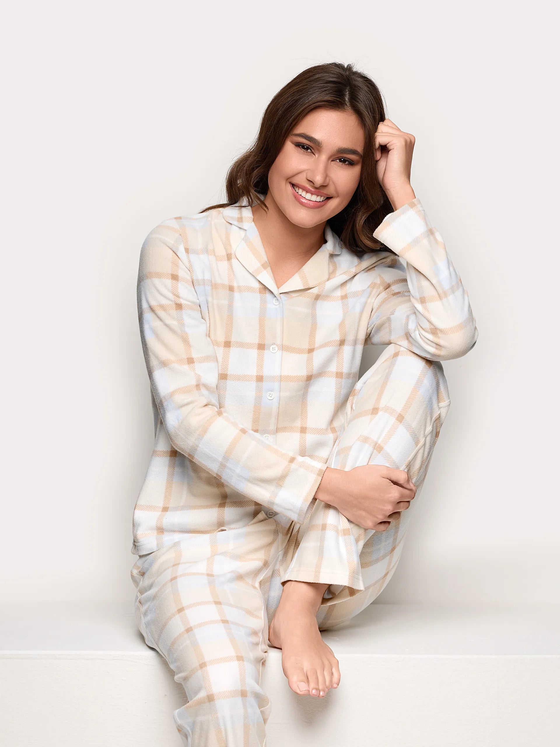 Yamamay Montenegro Long-Pyjamas with front ope | PPRD184004_128_01.jpg