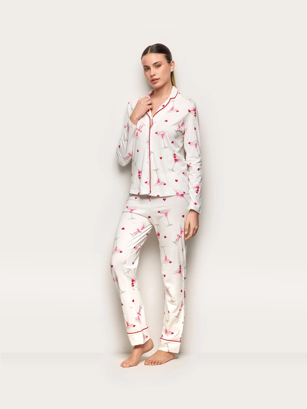 Yamamay Montenegro Long-Pyjamas with front ope | PPRD191003_128_01.jpg