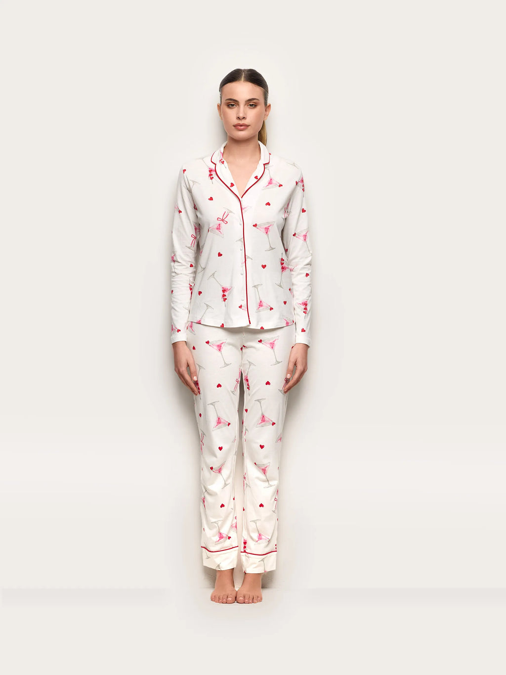 Yamamay Montenegro Long-Pyjamas with front ope | PPRD191003_128_02.jpg