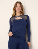 Long_sleeve T_shirt_Modal_Lace _Yamamay Albania