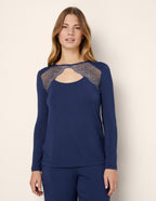Long_sleeve T_shirt_Modal_Lace _Yamamay Albania