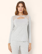 Long_sleeve T_shirt_Modal_Lace _Yamamay Albania