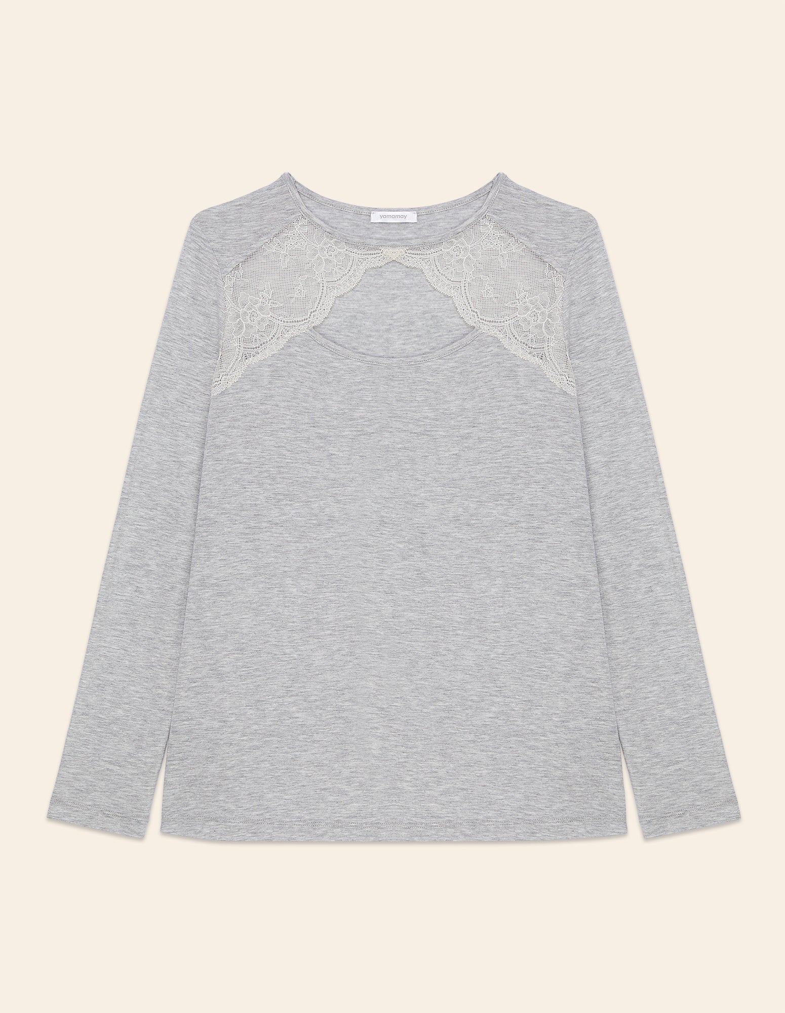 Long_sleeve T_shirt_Modal_Lace _Yamamay Albania