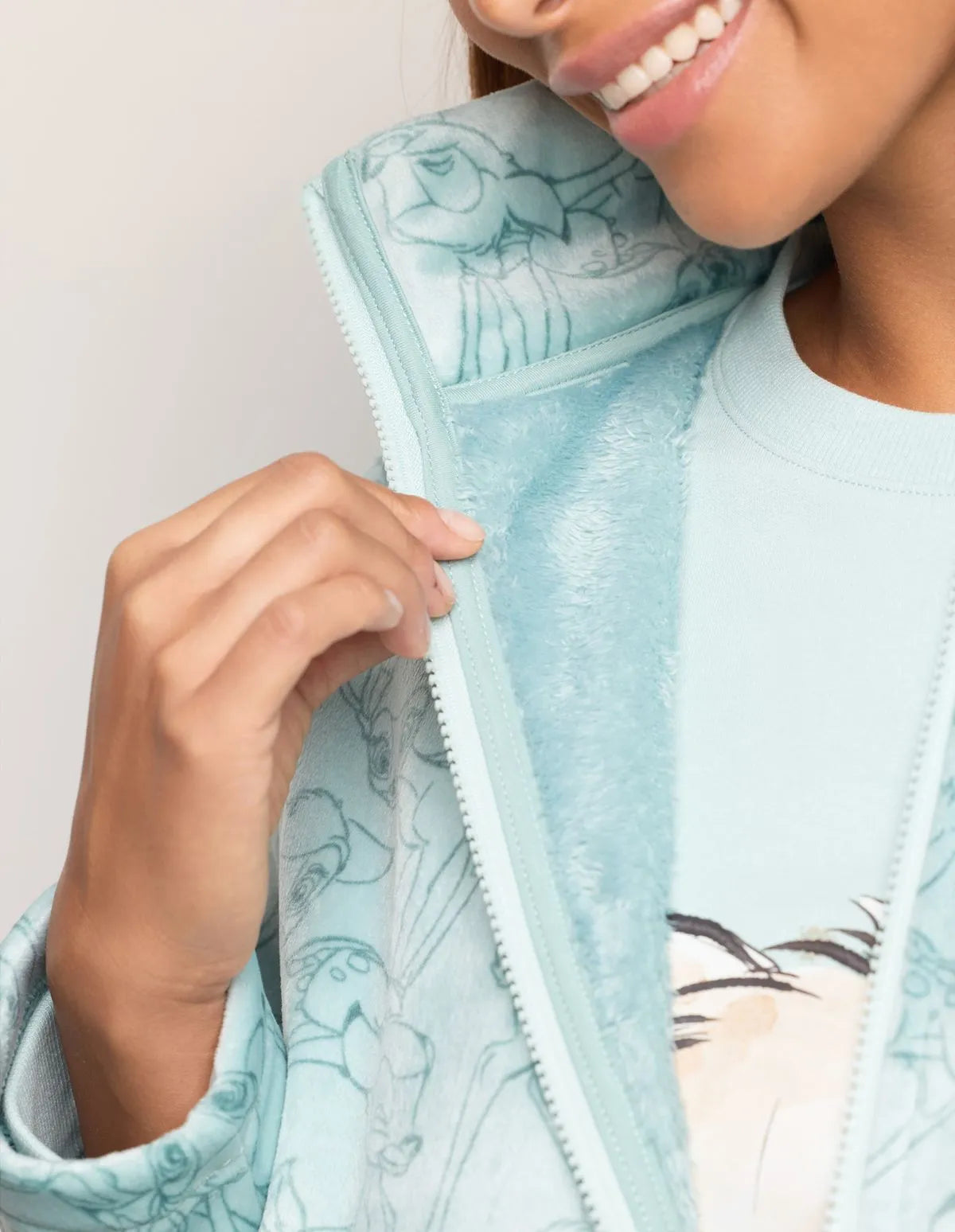Disney® Bambi Faux Fur Effect Dressing Gown