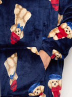 Winter Poodle - Women’s plush robe Nightgown