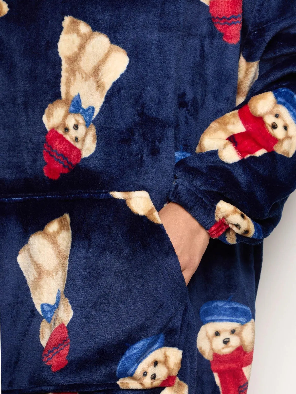 Winter Poodle - Women’s plush robe Nightgown