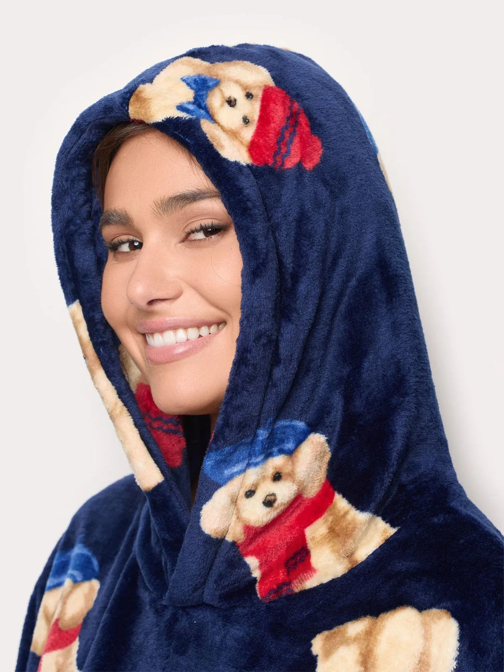 Winter Poodle - Women’s plush robe Nightgown