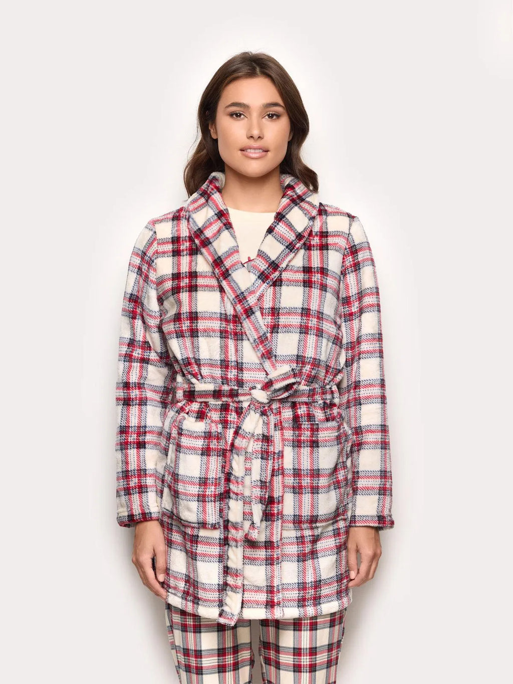 Winter Poodle - Women’s plush robe Winter Poodle