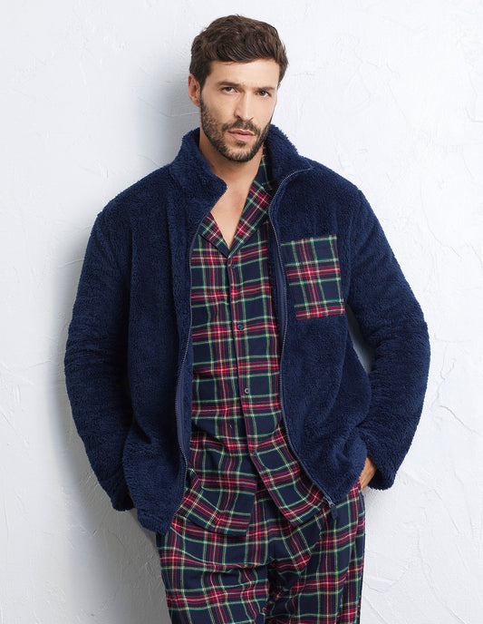 Tartan Family - Man Bed jacket