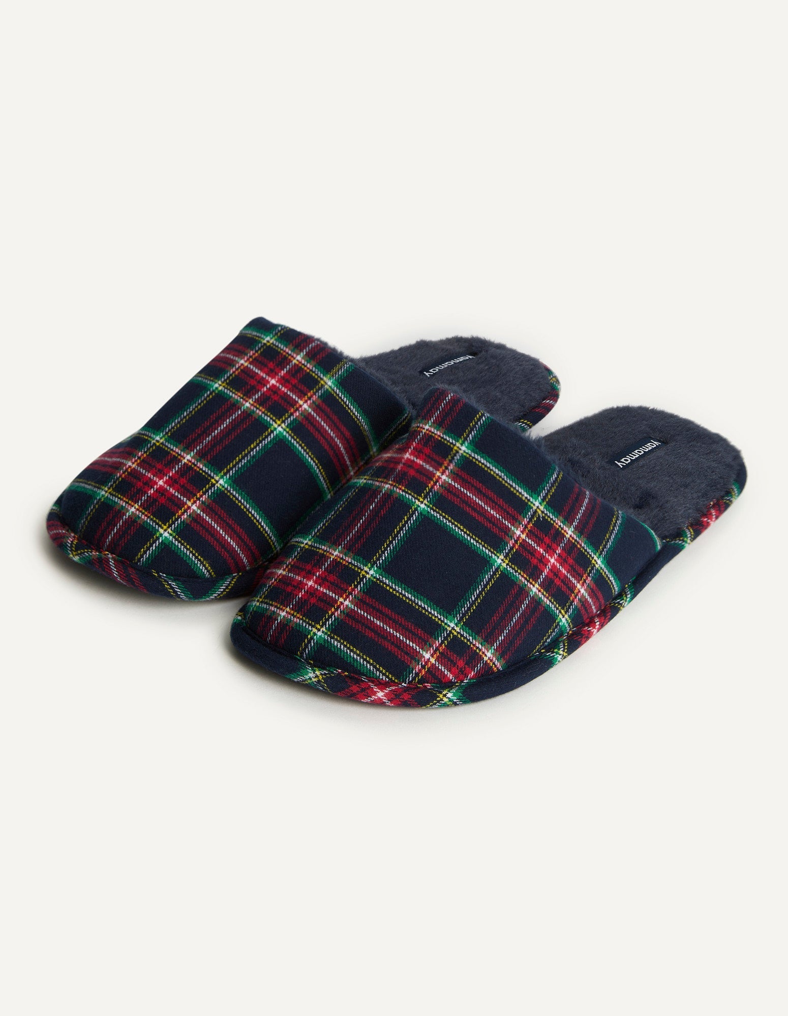 Tartan Family - Man Slippers