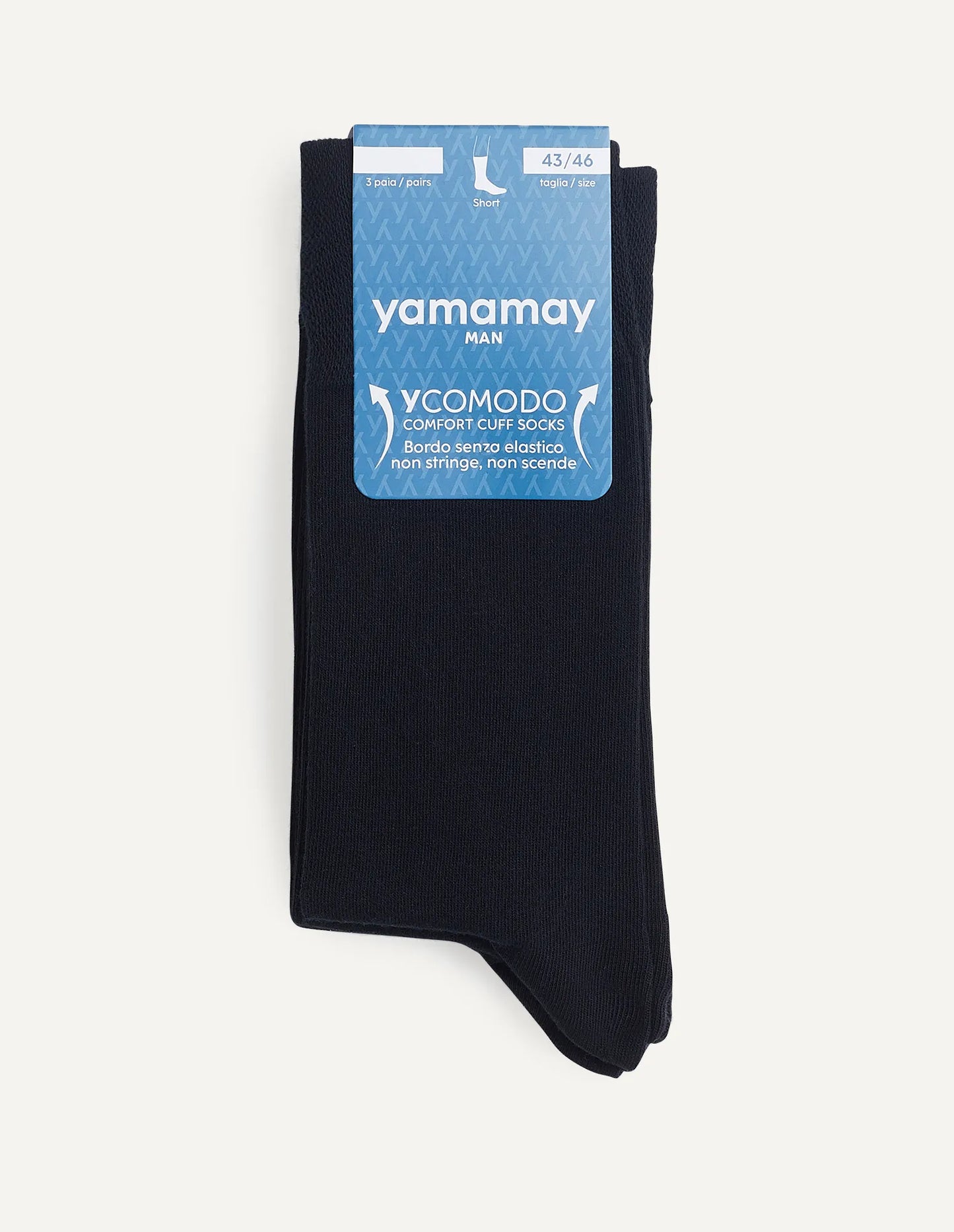 Multipack 3 pairs of unisex short socks - Comodo