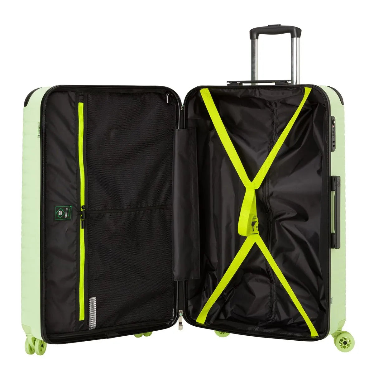 Trolley l  -  Rigid luggage  -  Gotech green