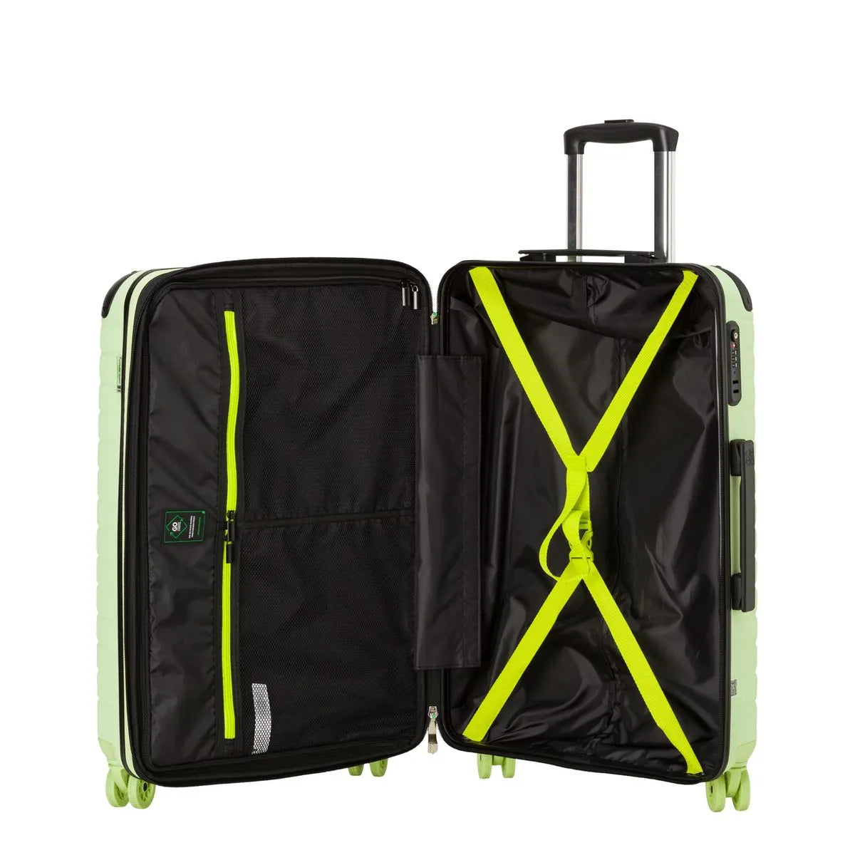 Trolley m  -  Rigid luggage  -  Gotech green