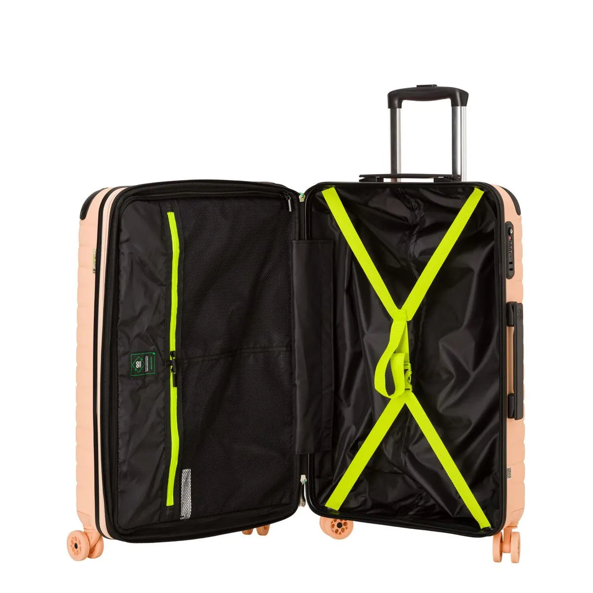 Trolley m  -  Rigid luggage  -  Gotech green