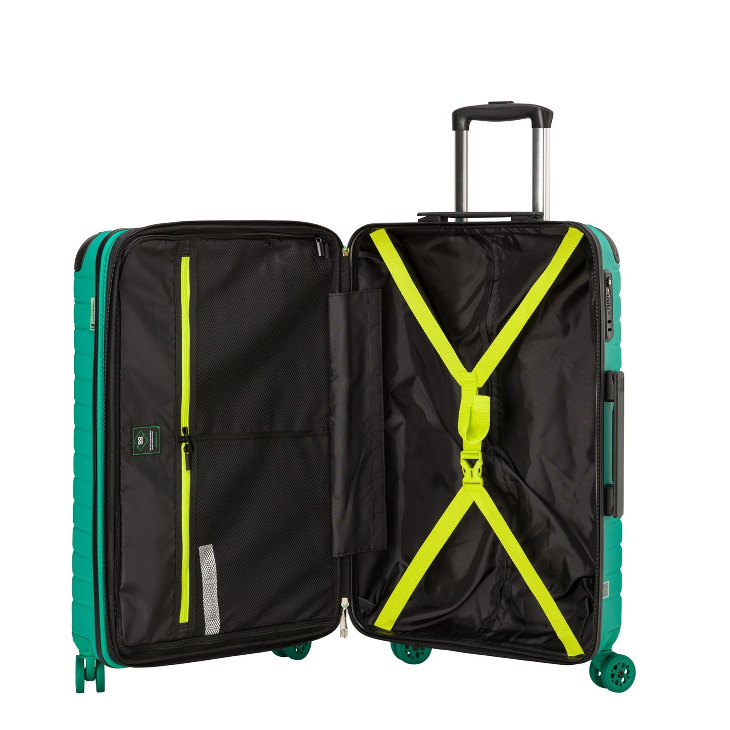 Trolley m  -  Rigid luggage  -  Gotech green