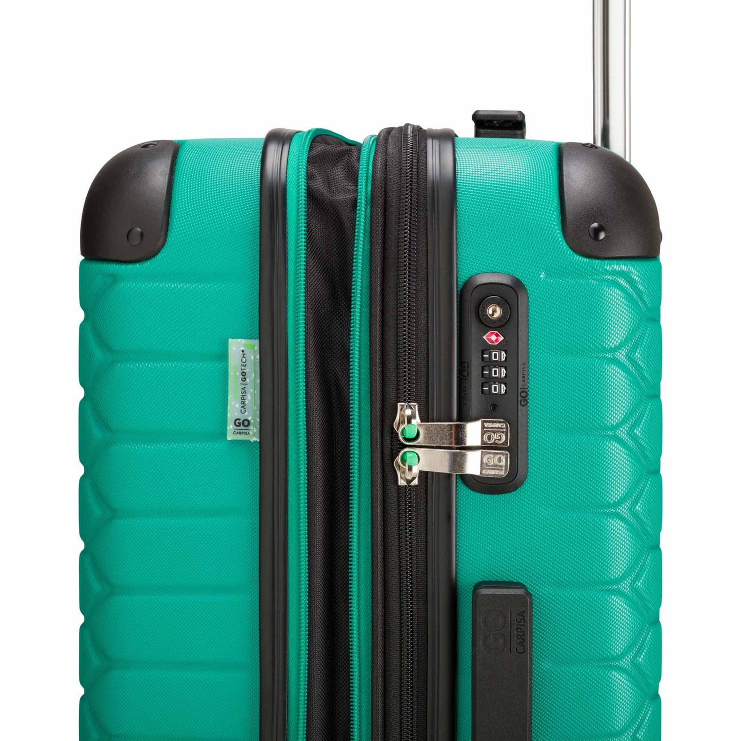 Trolley m  -  Rigid luggage  -  Gotech green