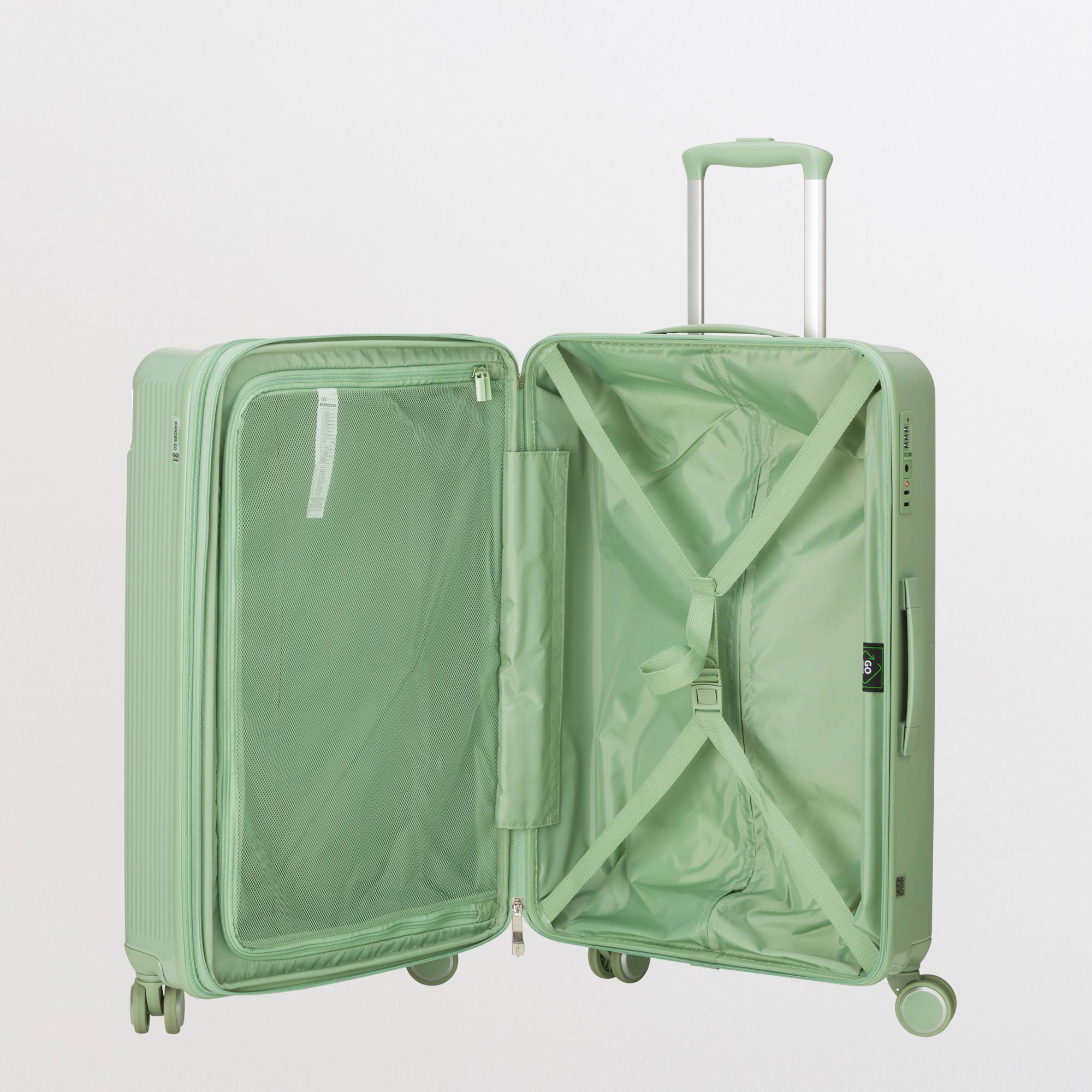 Carpisa Crna Gora – Rigid - Wander go - Trolley M – Sage Green – VAD1740M946 – Image 18