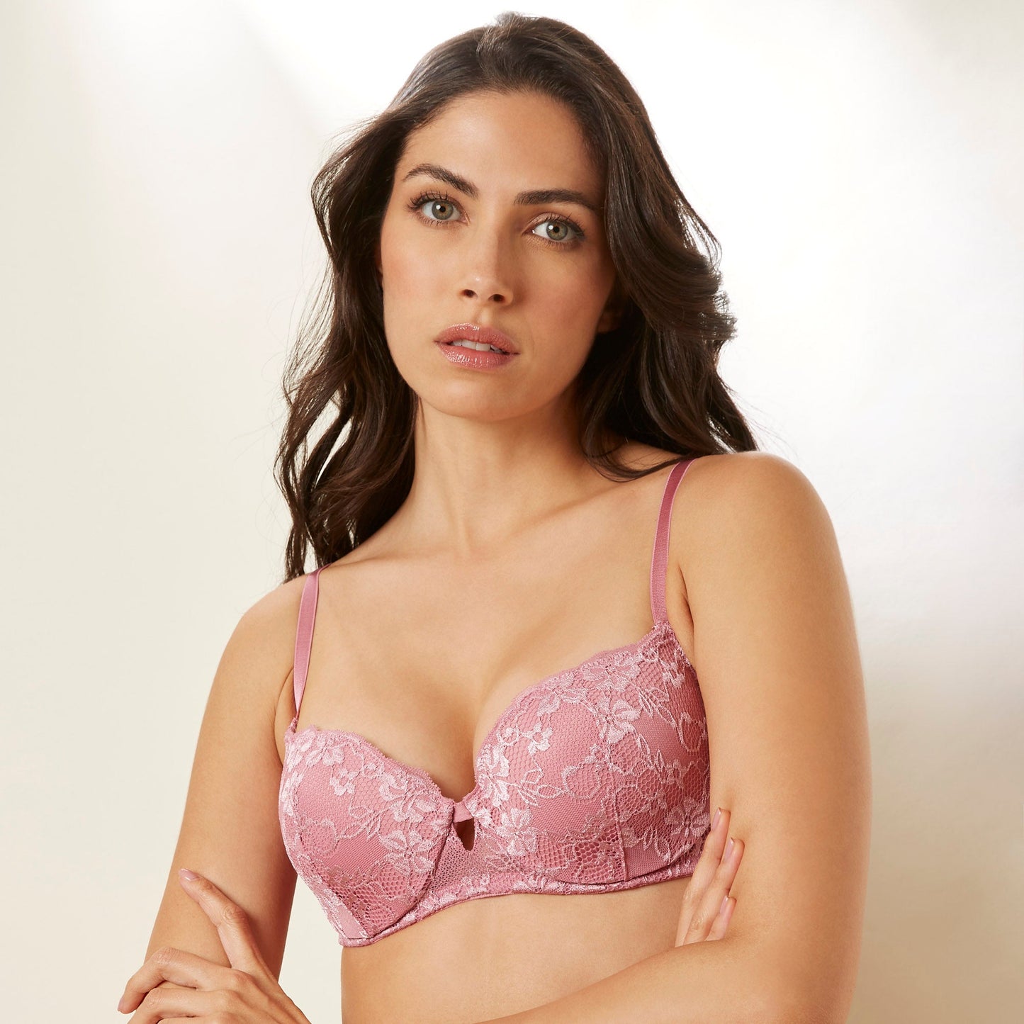 Balcony bra in different cups -Primula color