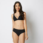 Cotton left - High-waist briefs