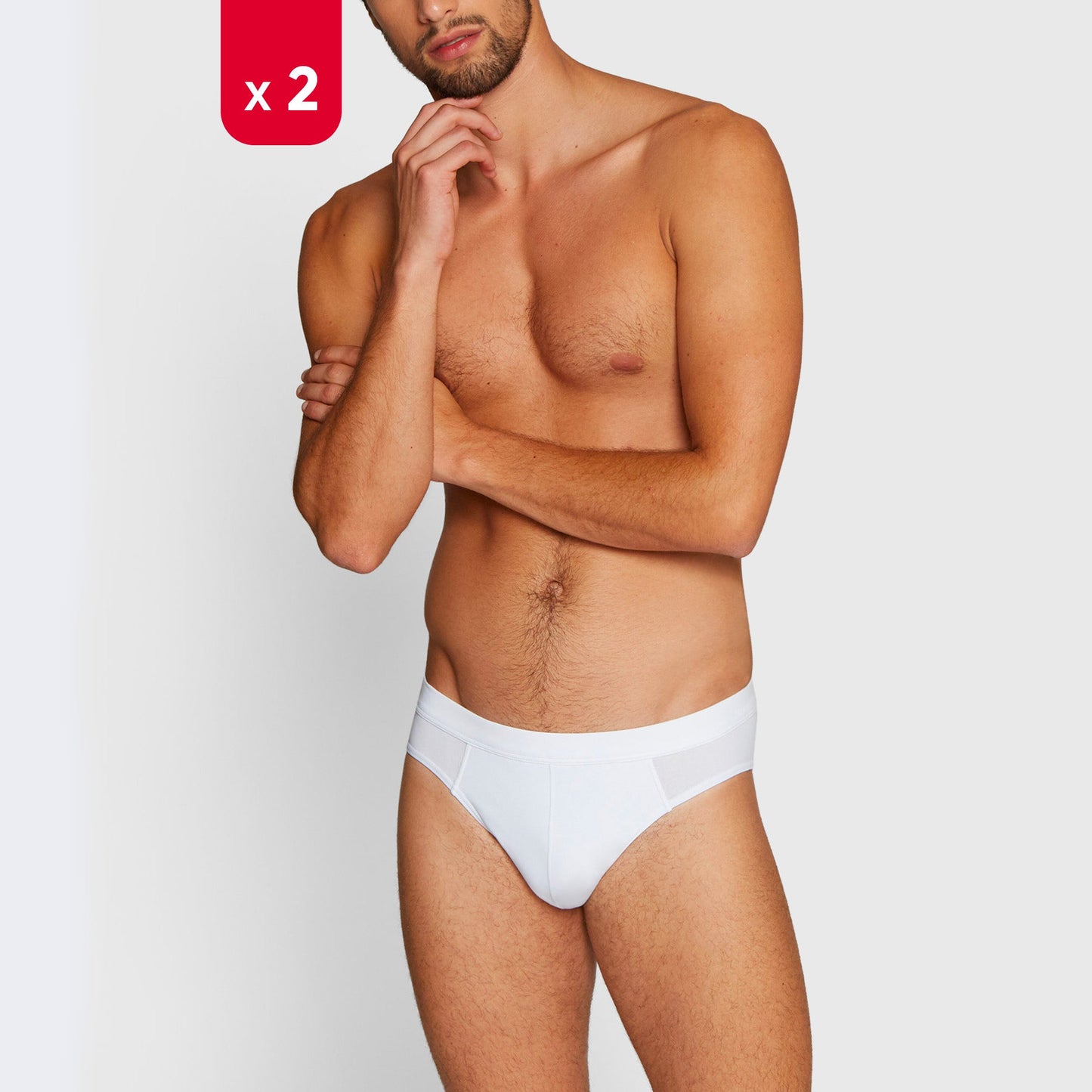 BRIEFS -Cotone antibatterico